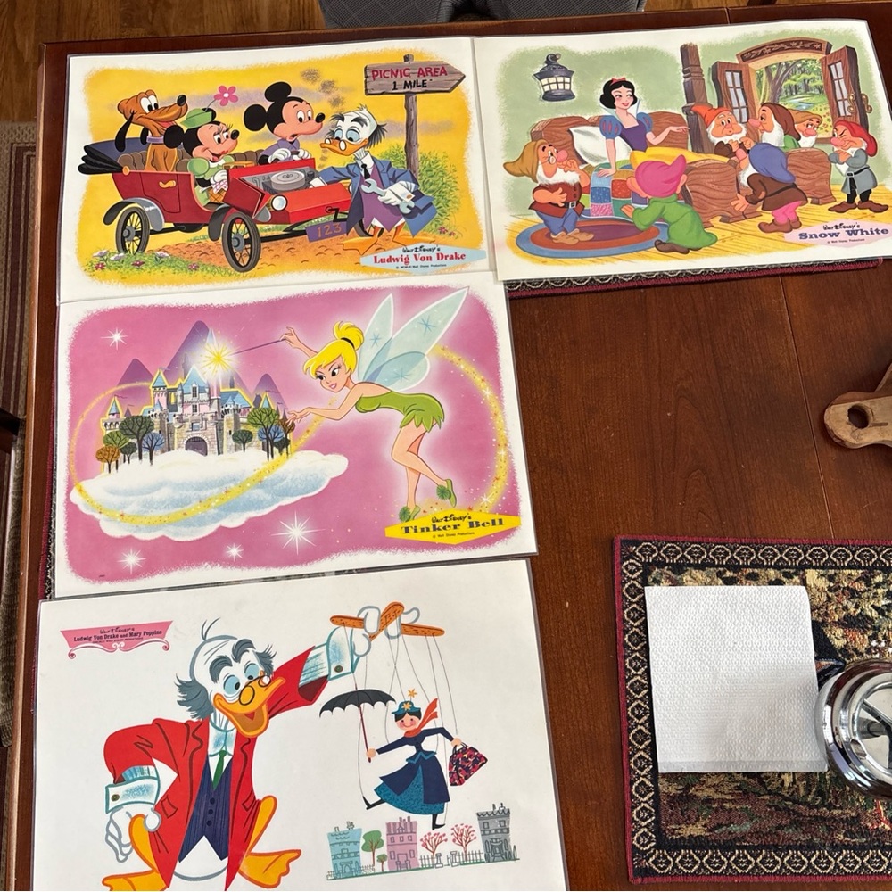 Vintage Disney Placemats